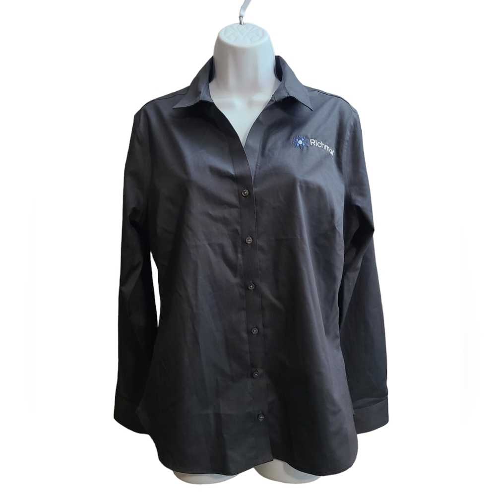 RED HOUSE gray long sleeve dress shirt M